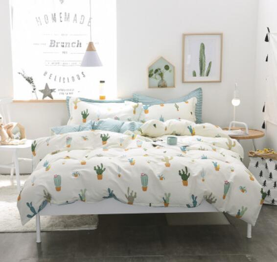 3D Cactus Potted 30172 Bed Pillowcases Quilt