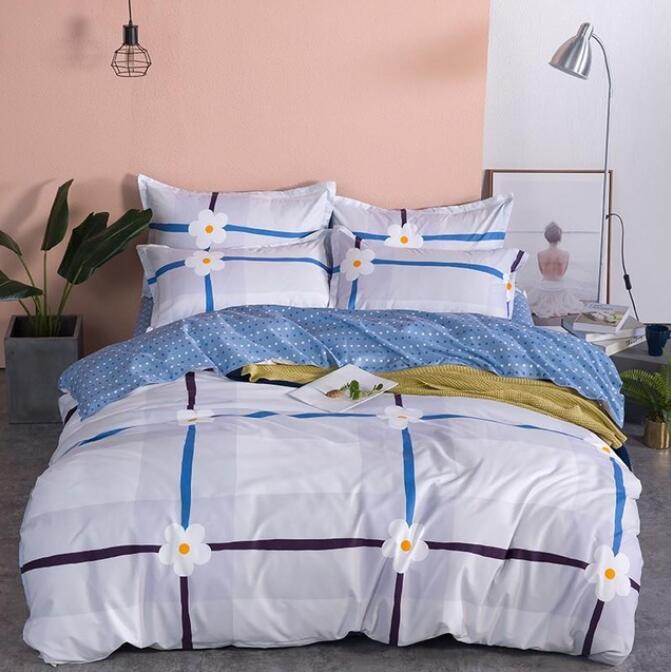 3D Line Flower 2059 Bed Pillowcases Quilt