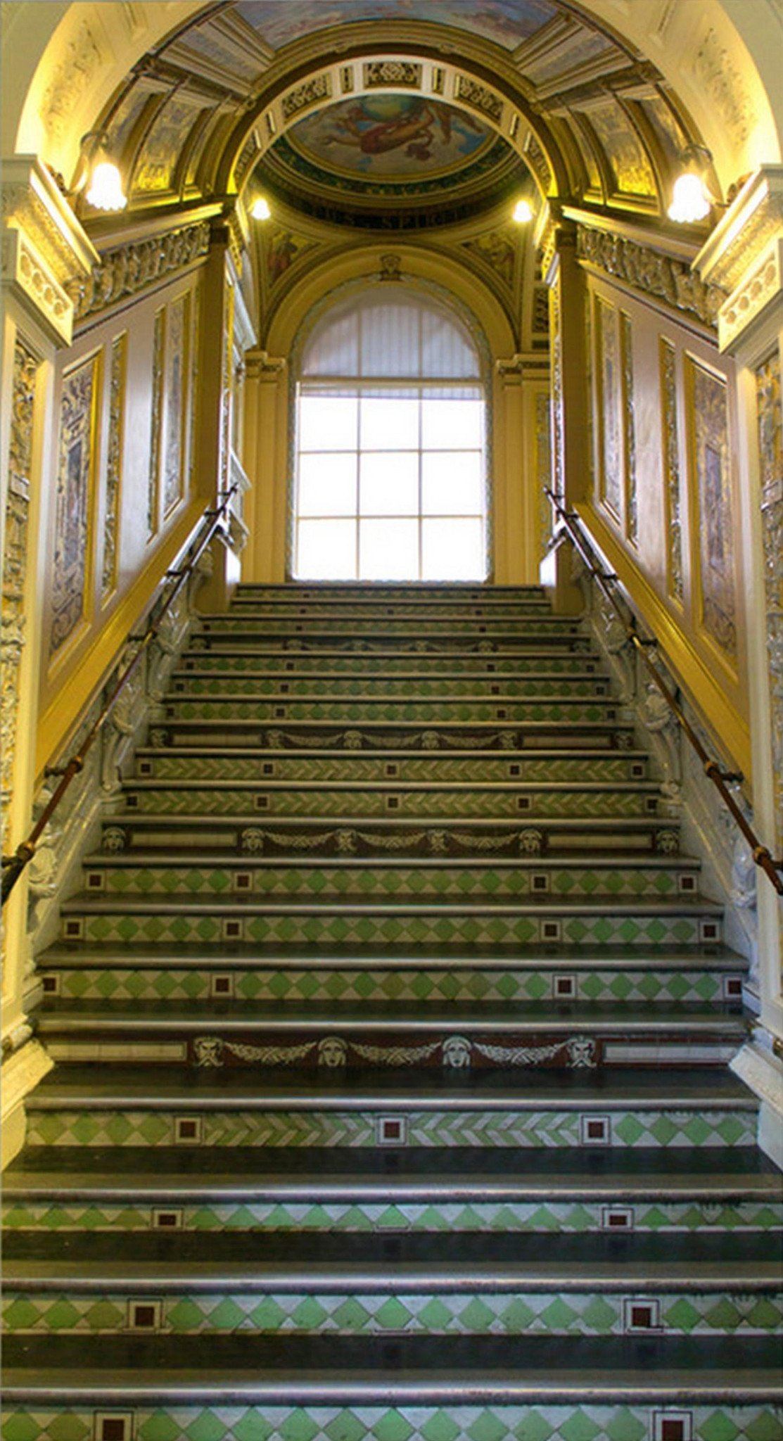 3D Ancient Castle Stairs 79 Door Mural Wallpaper AJ Wallpaper 