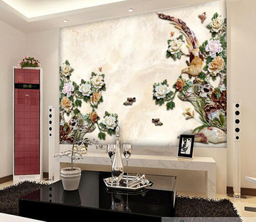 3D flower Plant Sculpture Wallpaper AJ Wallpaper 1 