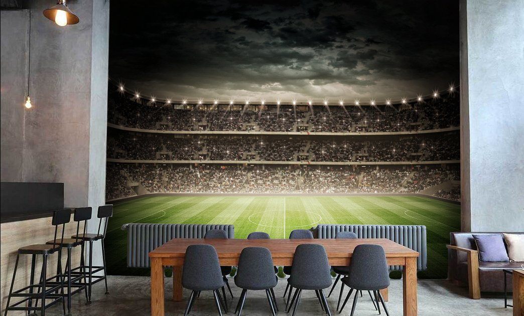 3D Football Field 039 Wallpaper AJ Wallpaper 