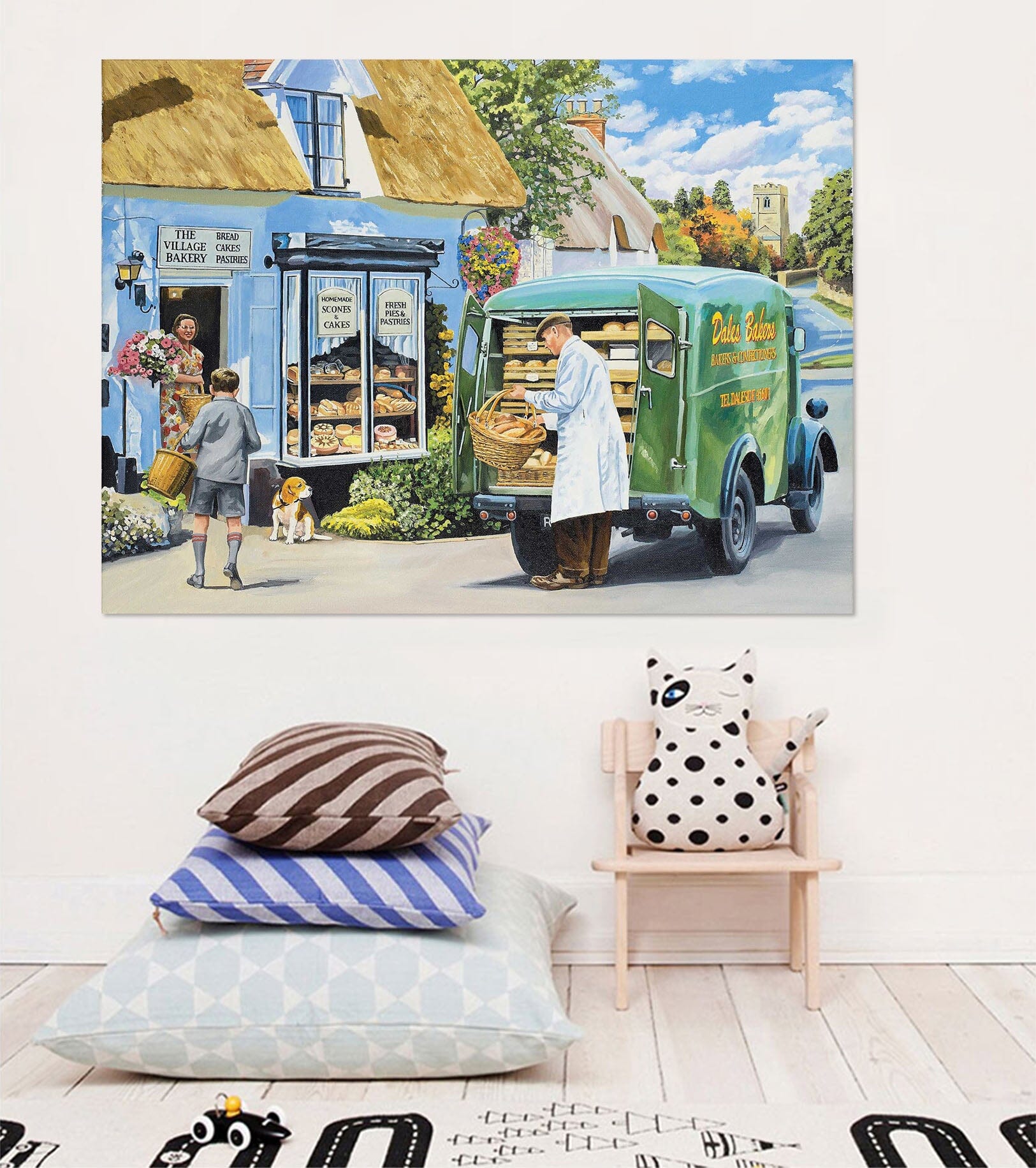 3D The Village Bakery 081 Trevor Mitchell Wall Sticker Wallpaper AJ Wallpaper 2 