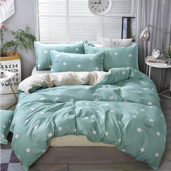 3D Light Green Wave Point 12156 Bed Pillowcases Quilt