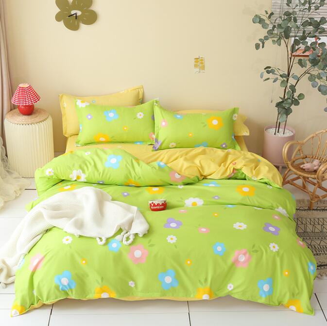 3D Grass Green Background Floret 12140 Bed Pillowcases Quilt