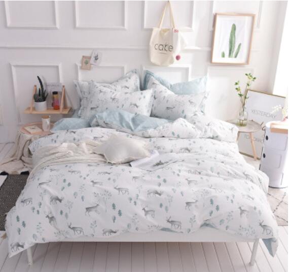 3D Deer Pattern 30178 Bed Pillowcases Quilt