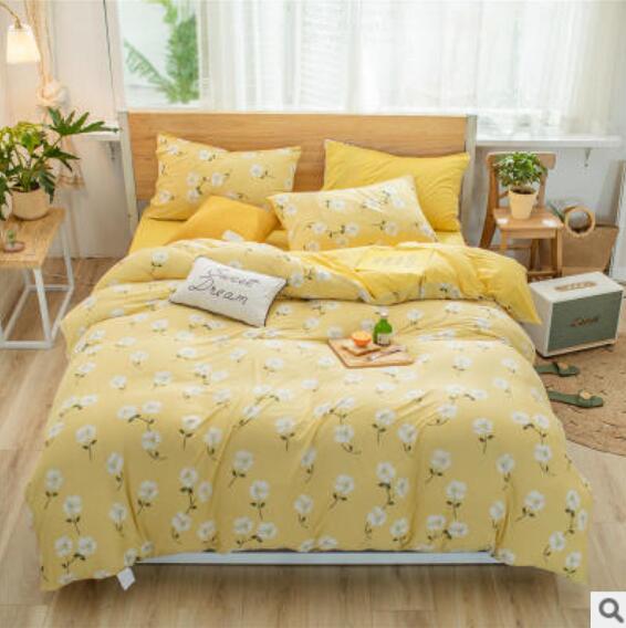 3D Yellow Daisy 40278 Bed Pillowcases Quilt