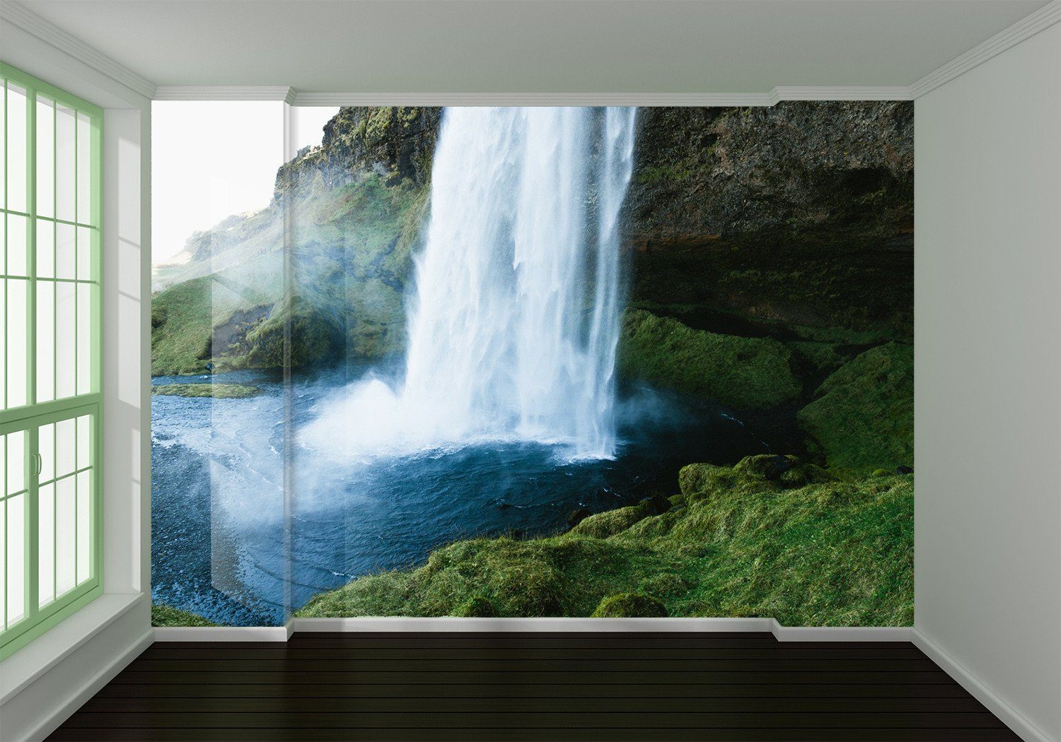 3D Waterfall Scenery 212 Wallpaper AJ Wallpaper 