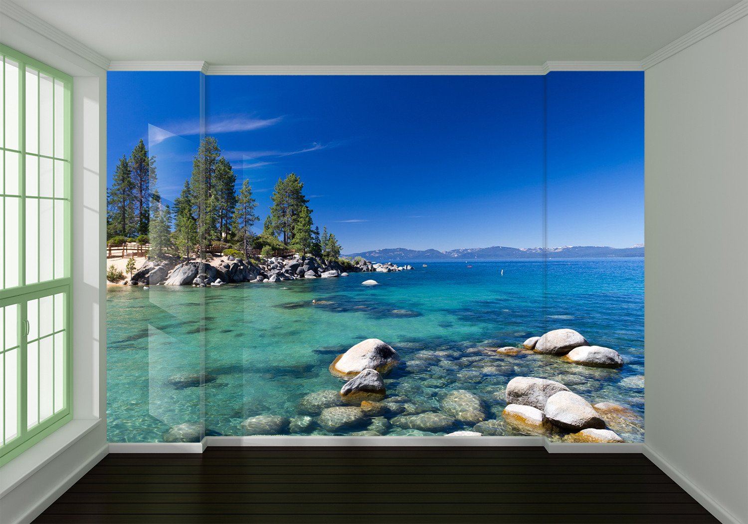 3D Light Blue Beach 92 Wallpaper AJ Wallpaper 