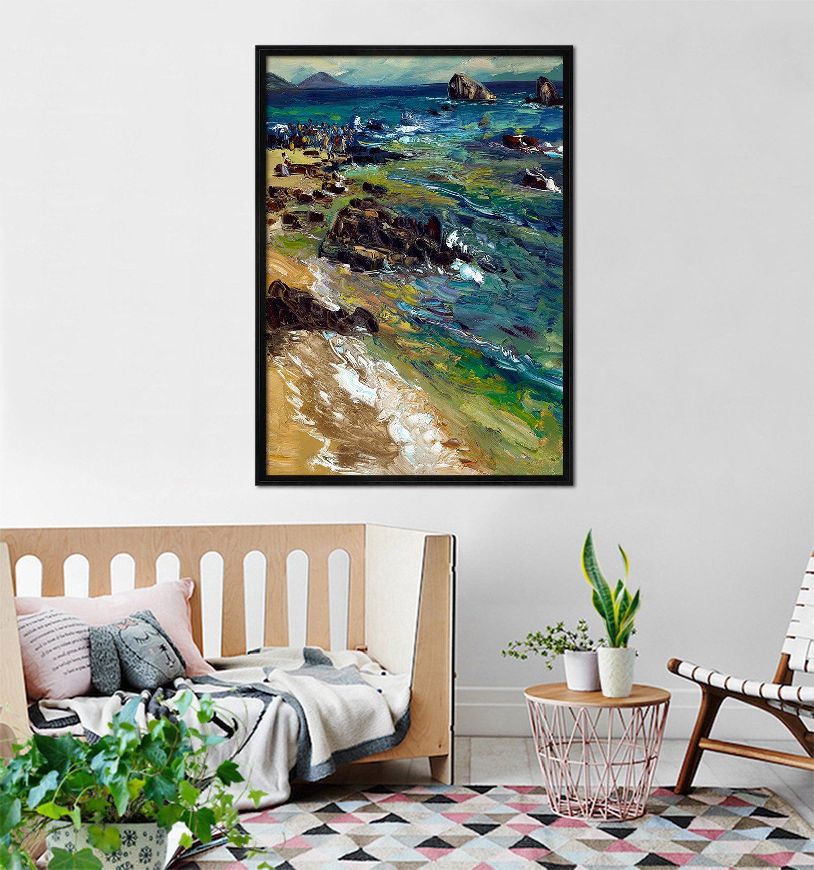 3D Shore Soil 133 Fake Framed Print Painting Wallpaper AJ Creativity Home 