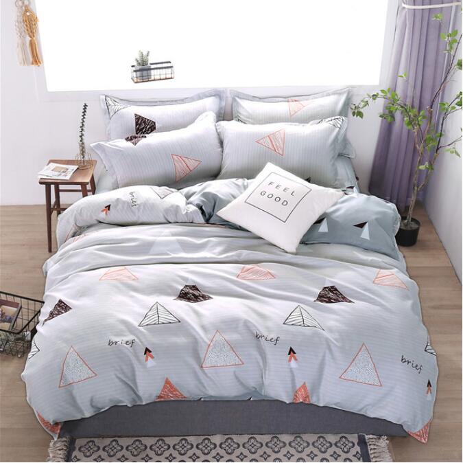 3D Triangle 13092 Bed Pillowcases Quilt
