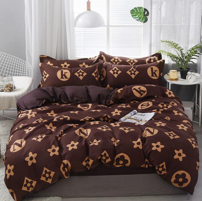 3D Brown Pattern 12157 Bed Pillowcases Quilt