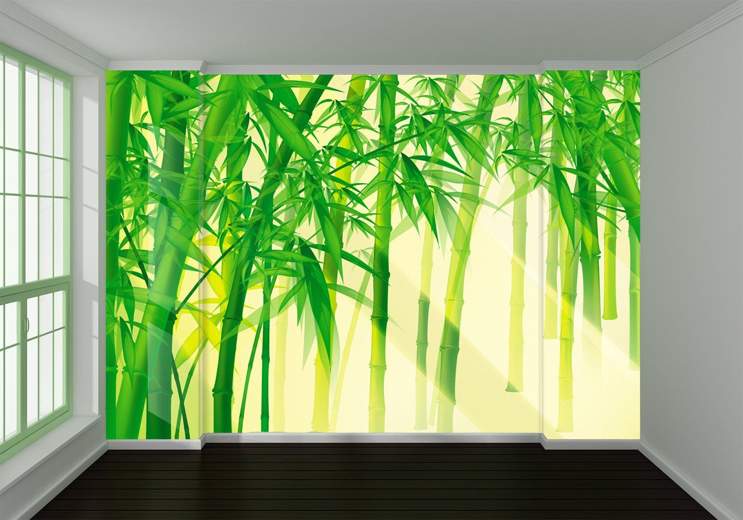 3D Sunshine Bamboo Forest 98 Wallpaper AJ Wallpapers 