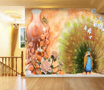 3D Animals vase sculpture Wallpaper AJ Wallpaper 1 