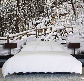 3D Snow Hill Branch 729 Wallpaper AJ Wallpaper 