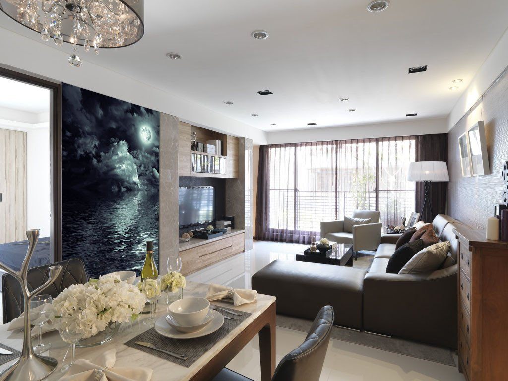 Sea Full Moon Wallpaper AJ Wallpaper 