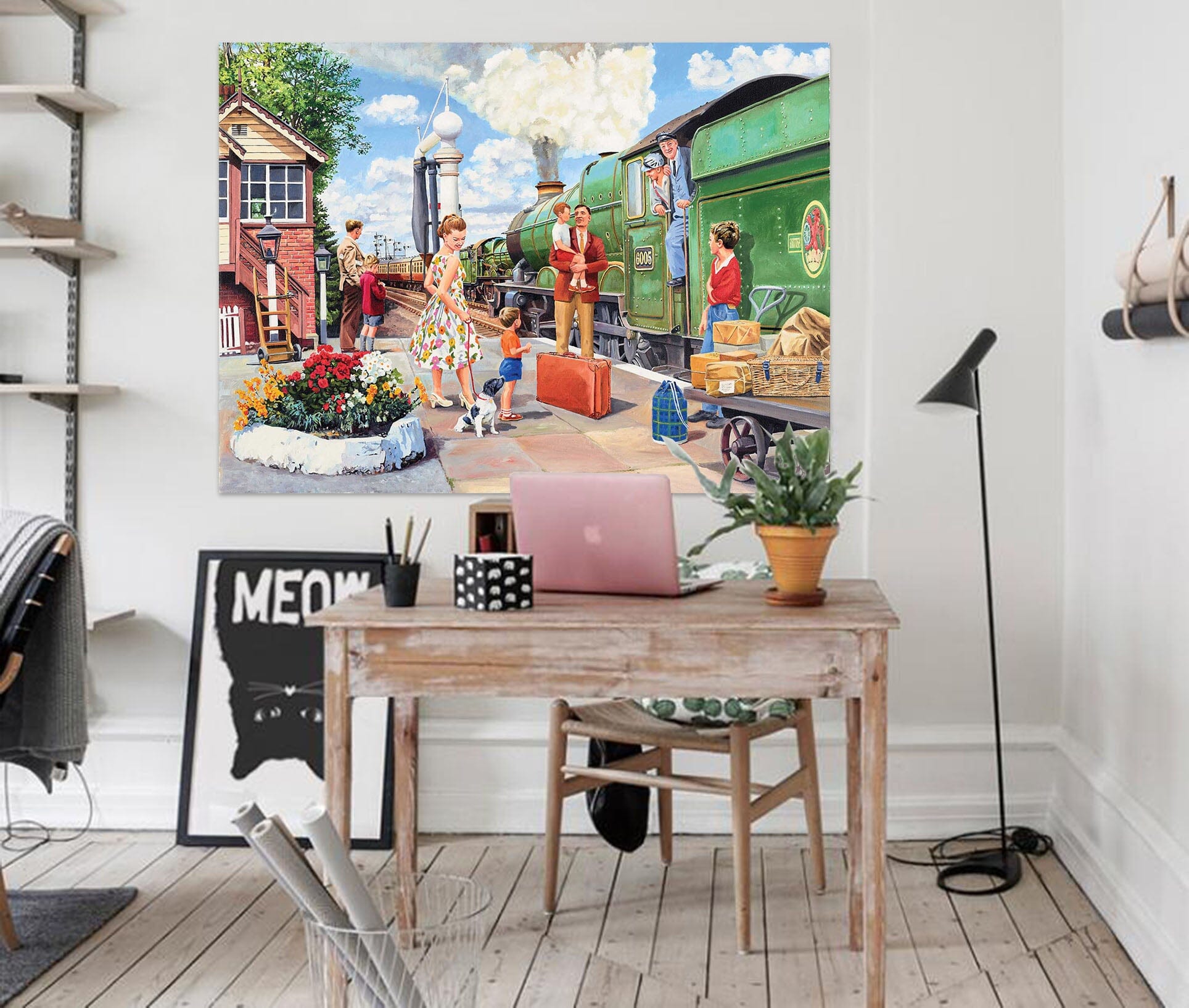 3D The Train Driver 079 Trevor Mitchell Wall Sticker Wallpaper AJ Wallpaper 2 