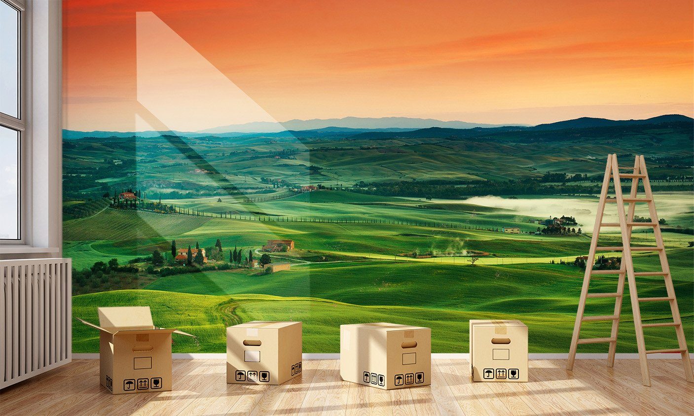 3D Prairie Sunset 64 Wallpaper AJ Wallpaper 