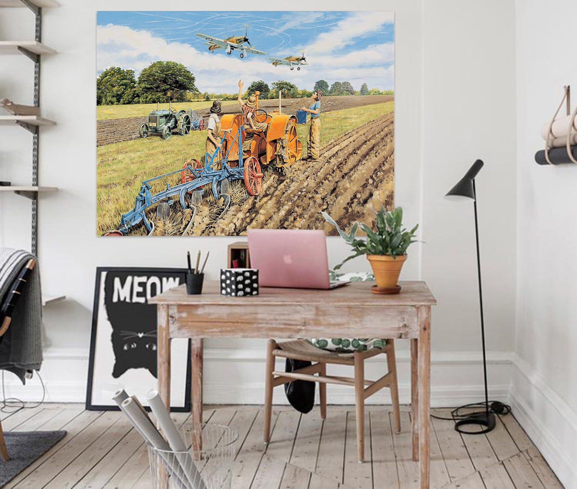 3D Ploughing For Britain 056 Trevor Mitchell Wall Sticker Wallpaper AJ Wallpaper 2 
