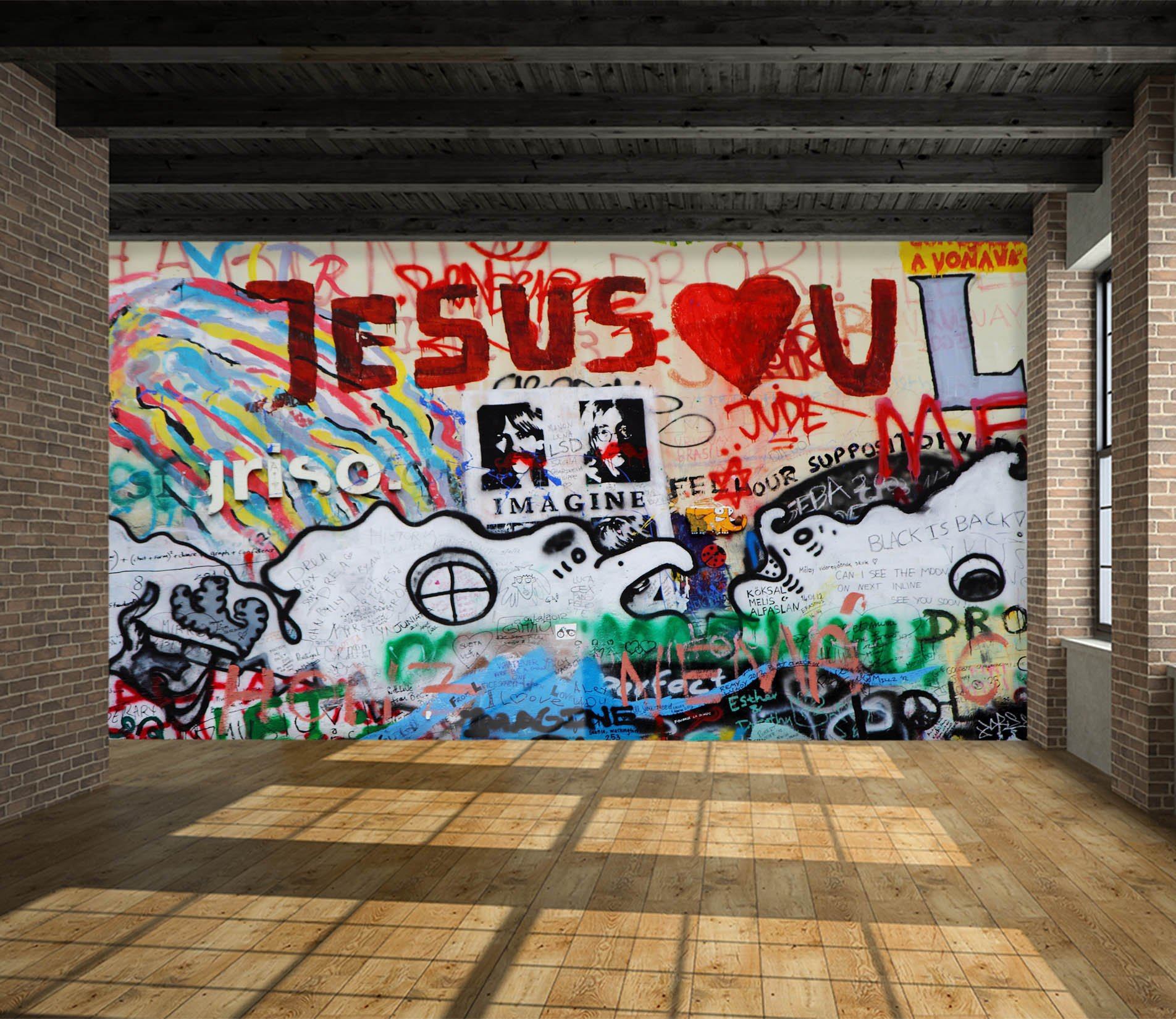 3D Wall Painting Graffiti 698 Wallpaper AJ Wallpaper 