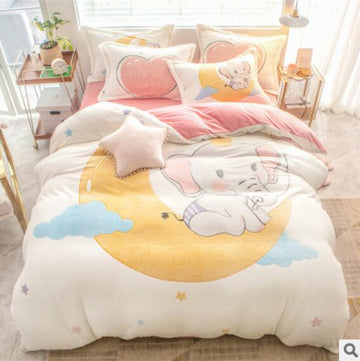 3D Moon 14193 Bed Pillowcases Quilt