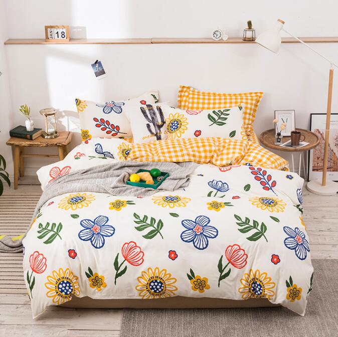 3D Colored Flowers 13009 Bed Pillowcases Quilt
