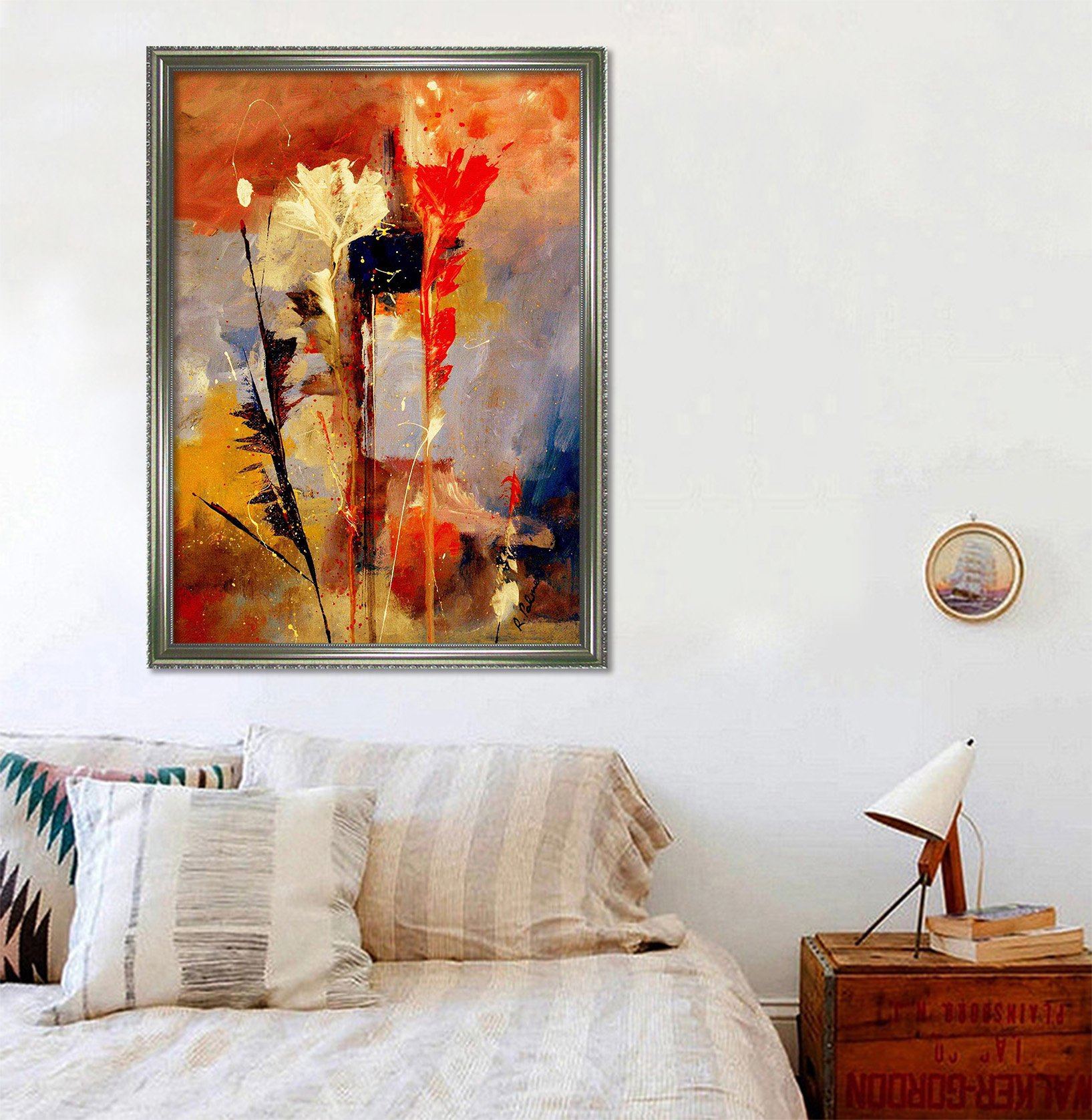 3D Sway Painting 125 Fake Framed Print Painting Wallpaper AJ Creativity Home 