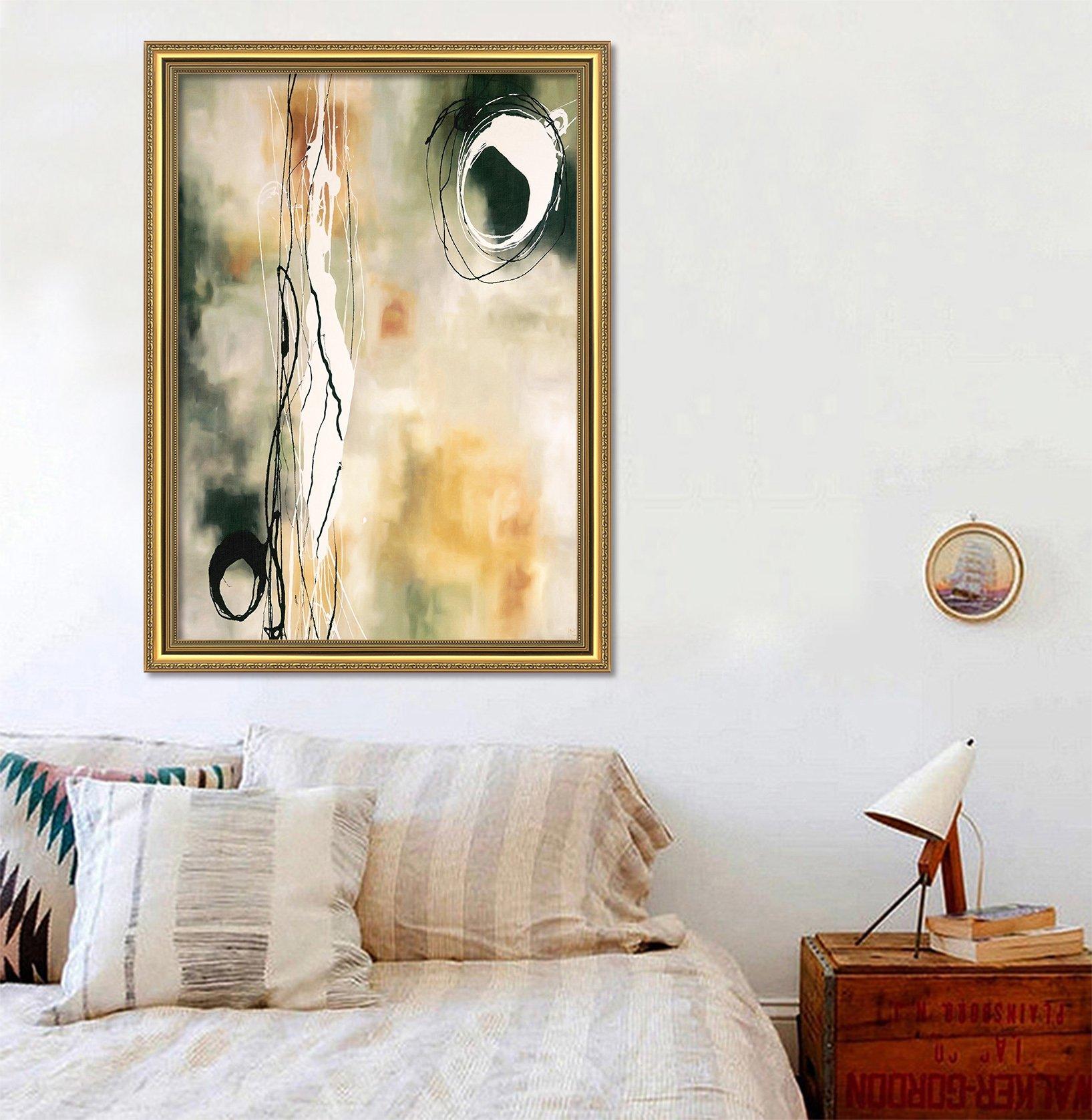 3D Graffiti Circle 113 Fake Framed Print Painting Wallpaper AJ Creativity Home 