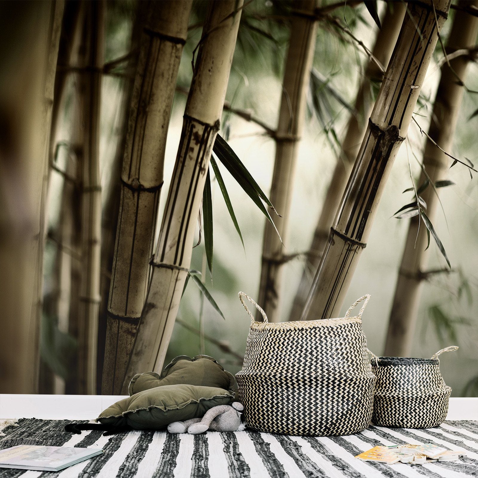 3D Bamboo Light 154 Wallpaper AJ Wallpaper 