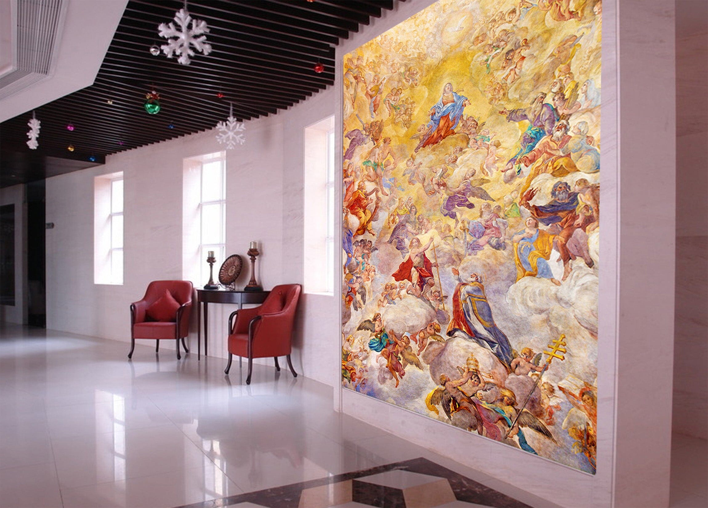 3D Golden Clouds 1618 Wall Murals Wallpaper AJ Wallpaper 2 