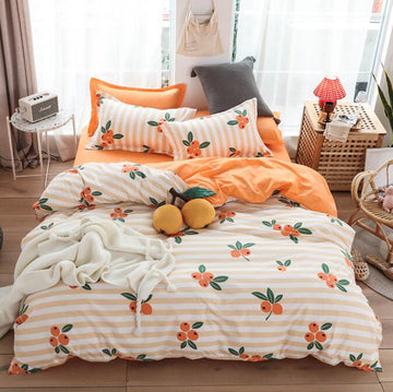 3D Loquat Pattern 12129 Bed Pillowcases Quilt