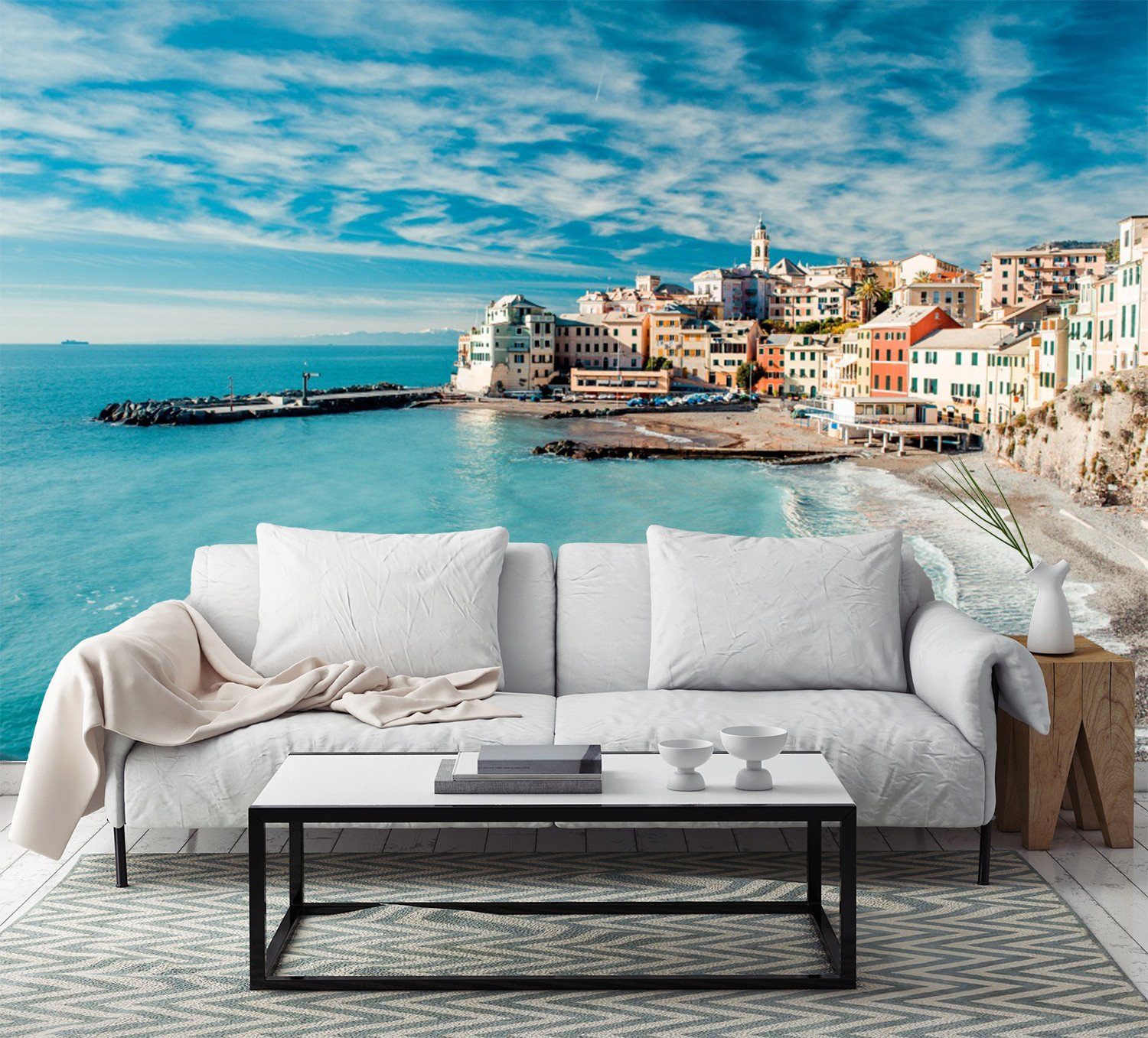 3D Coastal Sea Sky 575 Wallpaper AJ Wallpaper 