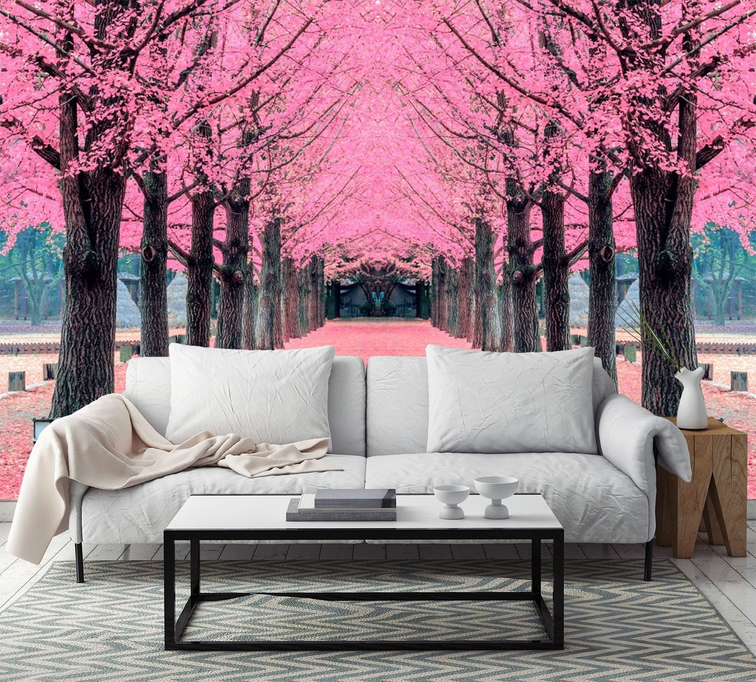 3D Cherry Tree Path 744 Wallpaper AJ Wallpaper 