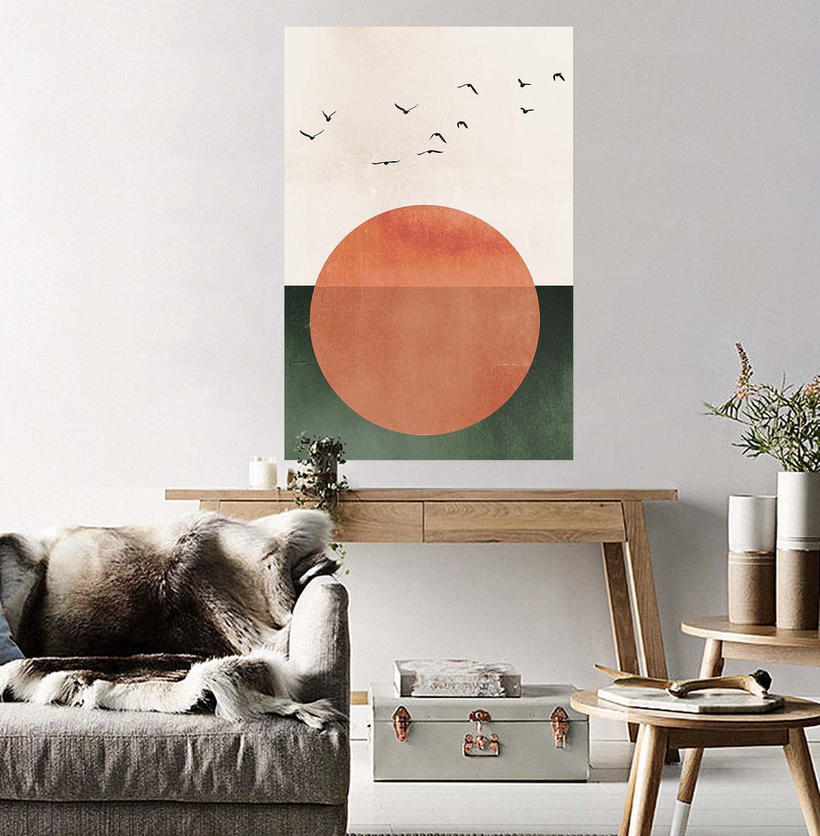 3D Bird Sun 206 Boris Draschoff Wall Sticker Wallpaper AJ Wallpaper 2 