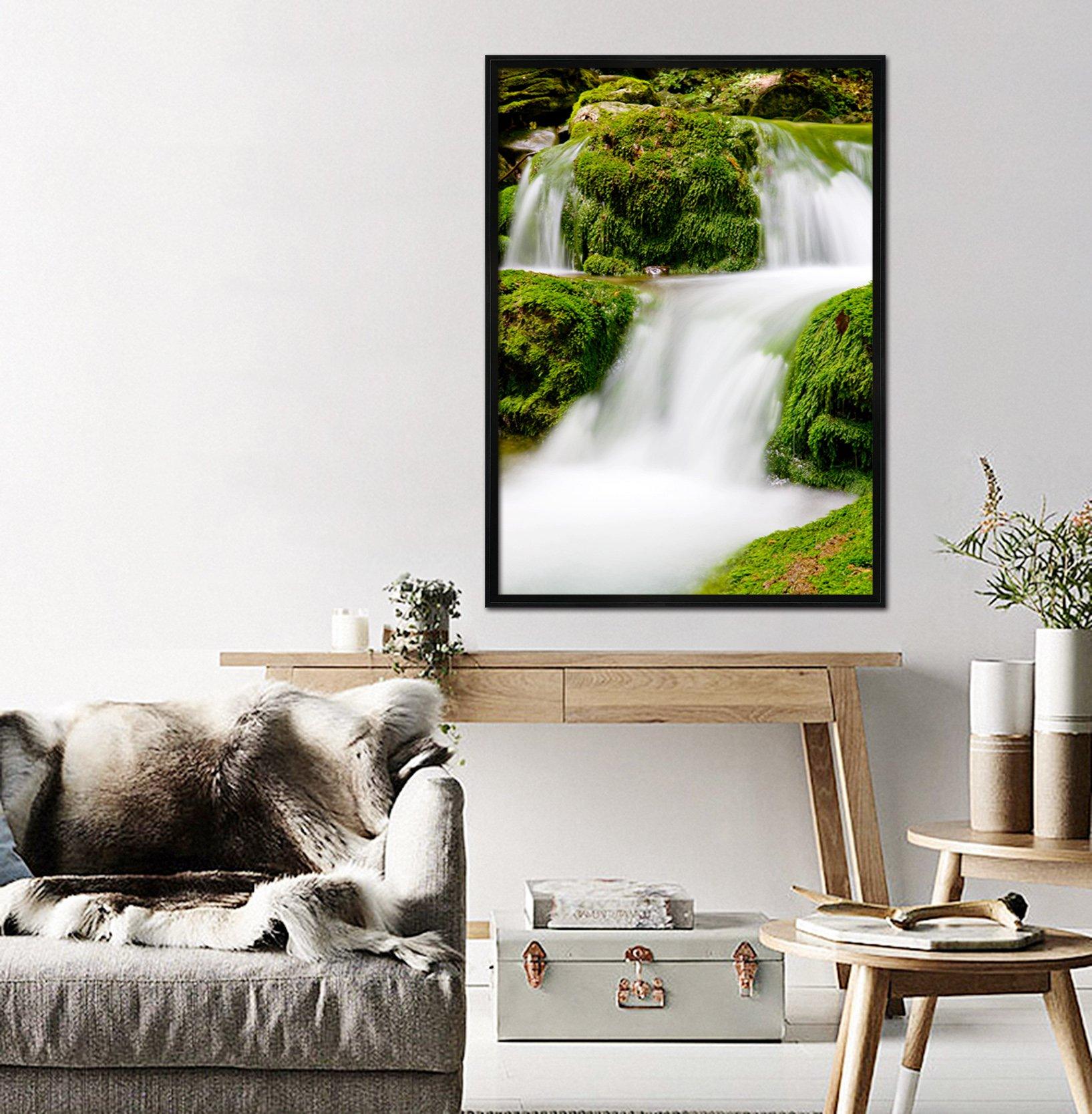 3D Flow Direction 119 Fake Framed Print Painting Wallpaper AJ Creativity Home 