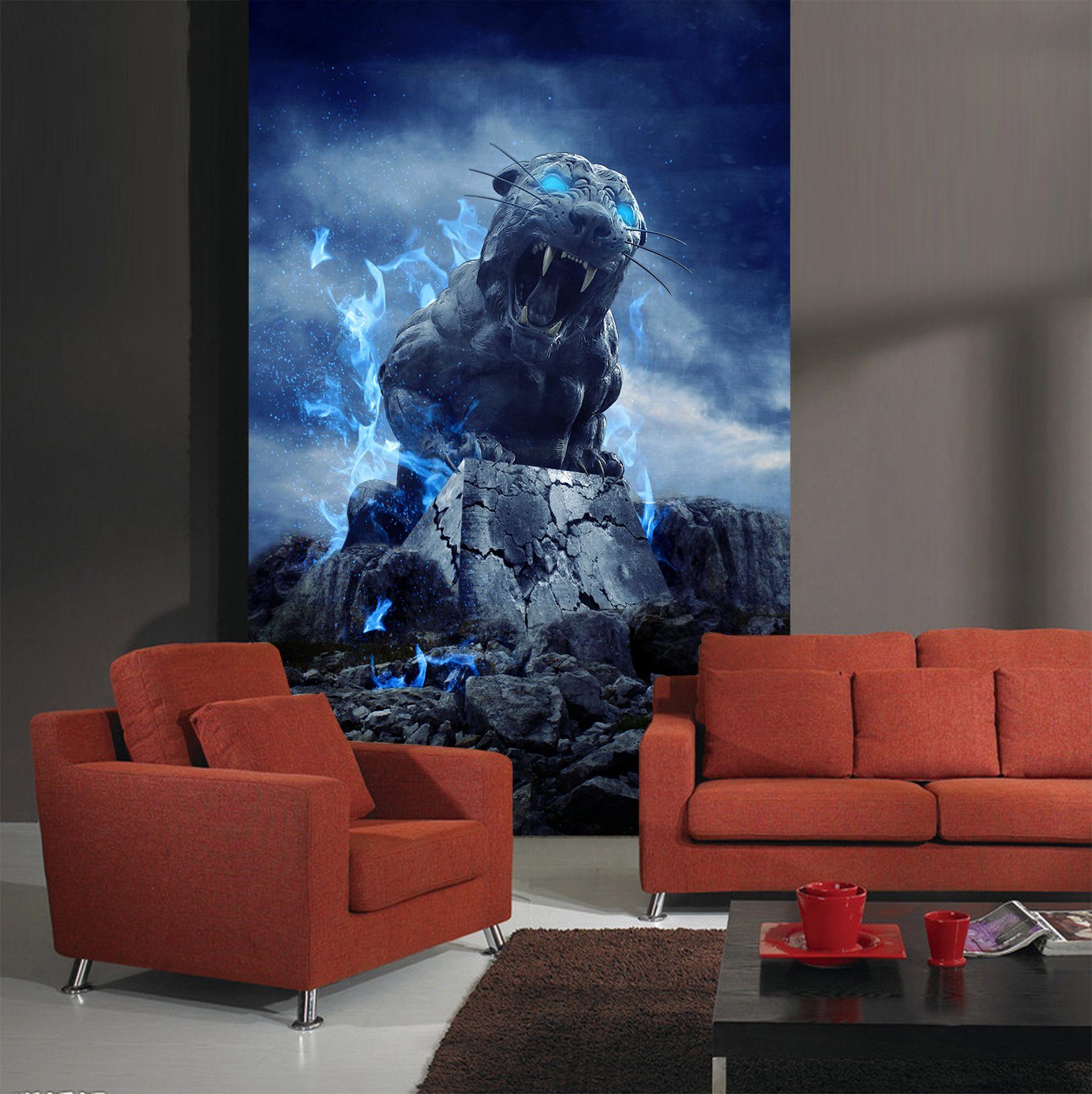 3D Beast 052 Wall Murals Wallpaper AJ Wallpaper 2 