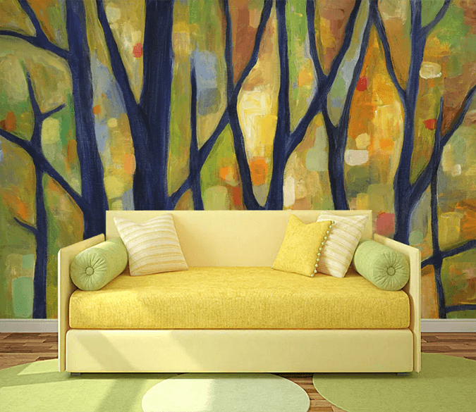 3D Oil Painting Trunk 1202 Wallpaper AJ Wallpaper 2 