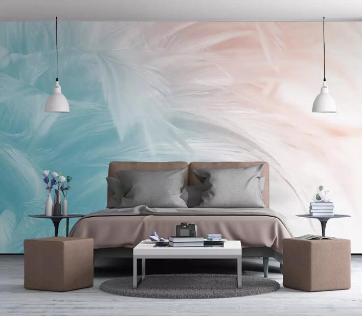 3D Colored Feather 910 Wall Murals Wallpaper AJ Wallpaper 2 