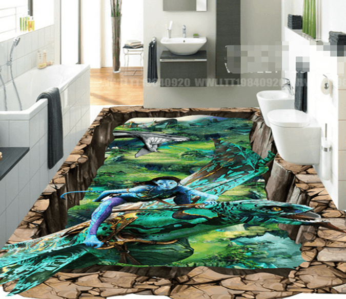 3D Flying Beast 179 Floor Mural Wallpaper AJ Wallpaper 2 