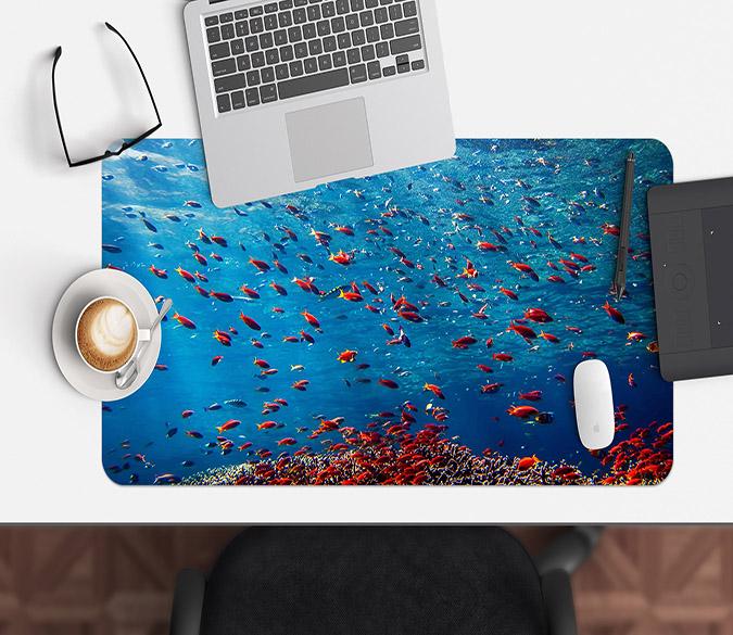 3D Deep Sea Fish 133 Desk Mat Mat AJ Creativity Home 