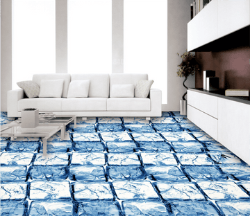 3D Ice Cubes 129 Floor Mural Wallpaper AJ Wallpaper 2 