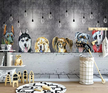 3D Dog Bulb 160 Wallpaper AJ Wallpaper 