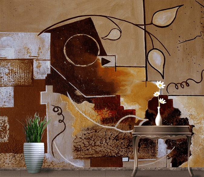 3D Abstract Leaves 746 Wallpaper AJ Wallpaper 2 