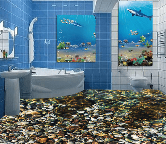 3D Water Ripple 214 Floor Mural Wallpaper AJ Wallpaper 2 