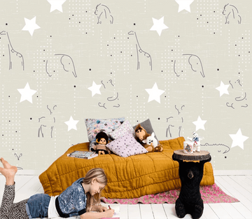 3D Giraffe Stars 878 Wallpaper AJ Wallpaper 2 