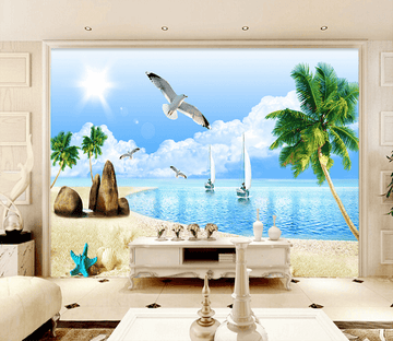3D Seagull ship 219 Wallpaper AJ Wallpaper 