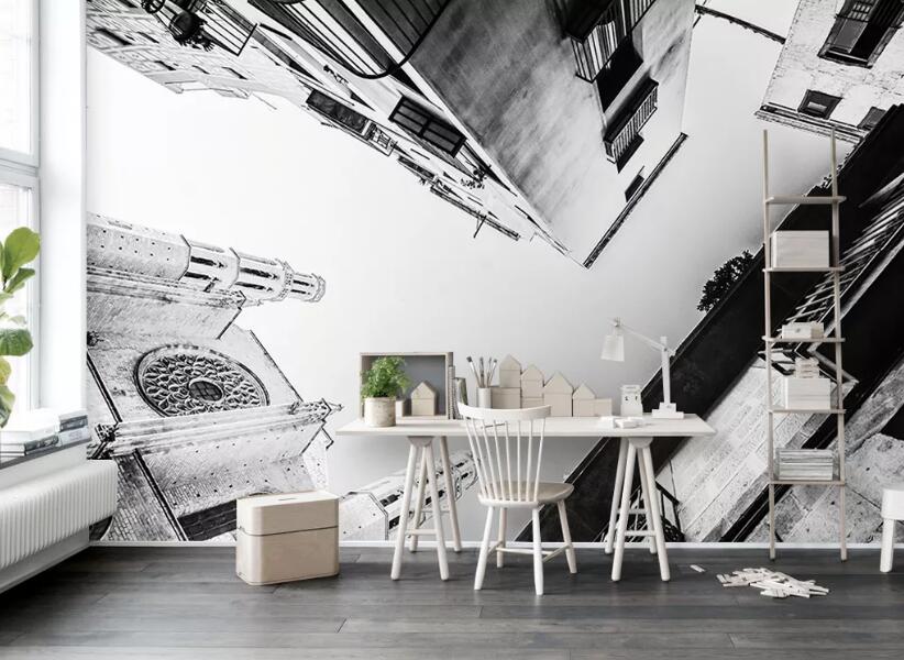 3D Geometric Lines 1177 Wall Murals Wallpaper AJ Wallpaper 2 