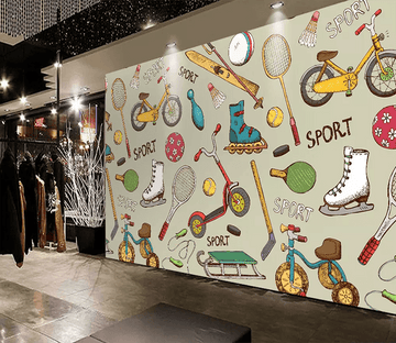 3D Cartoon Skates 103 Wallpaper AJ Wallpaper 2 