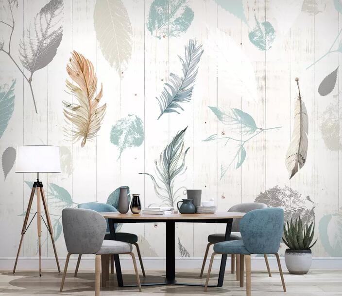 3D Colored Feathers 1876 Wall Murals Wallpaper AJ Wallpaper 2 