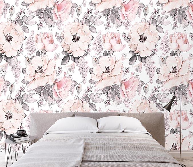 3D Open Flowers 067 Wallpaper AJ Wallpaper 