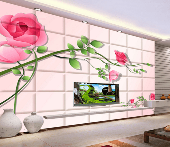 3D Transparent Safflower 296 Wallpaper AJ Wallpaper 